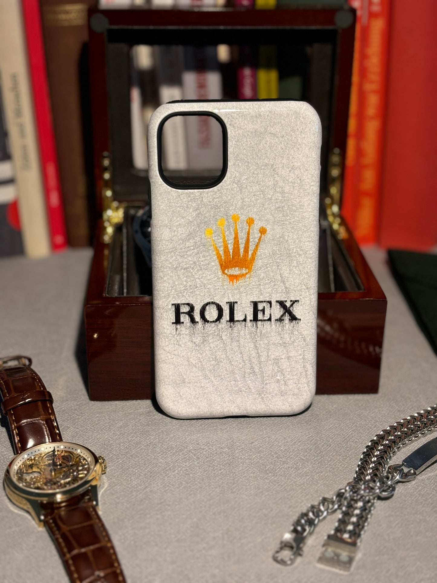 Rolex Graffiti Samsung Handyhülle Weiß