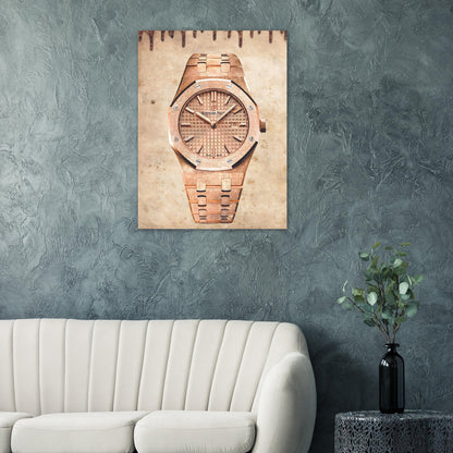 Audemars Piguet Royal Oak Rosé Gold Poster - Watcheez