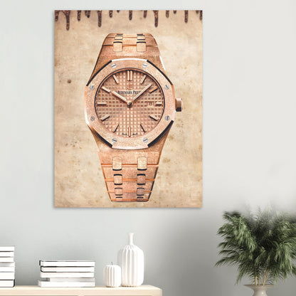 Audemars Piguet Royal Oak Rosé Gold Poster - Watcheez