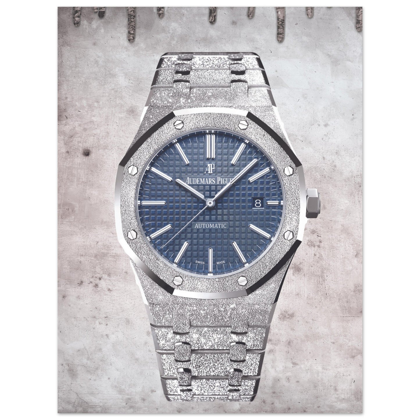 Audemars Piguet Royal Oak Steel Poster - Watcheez