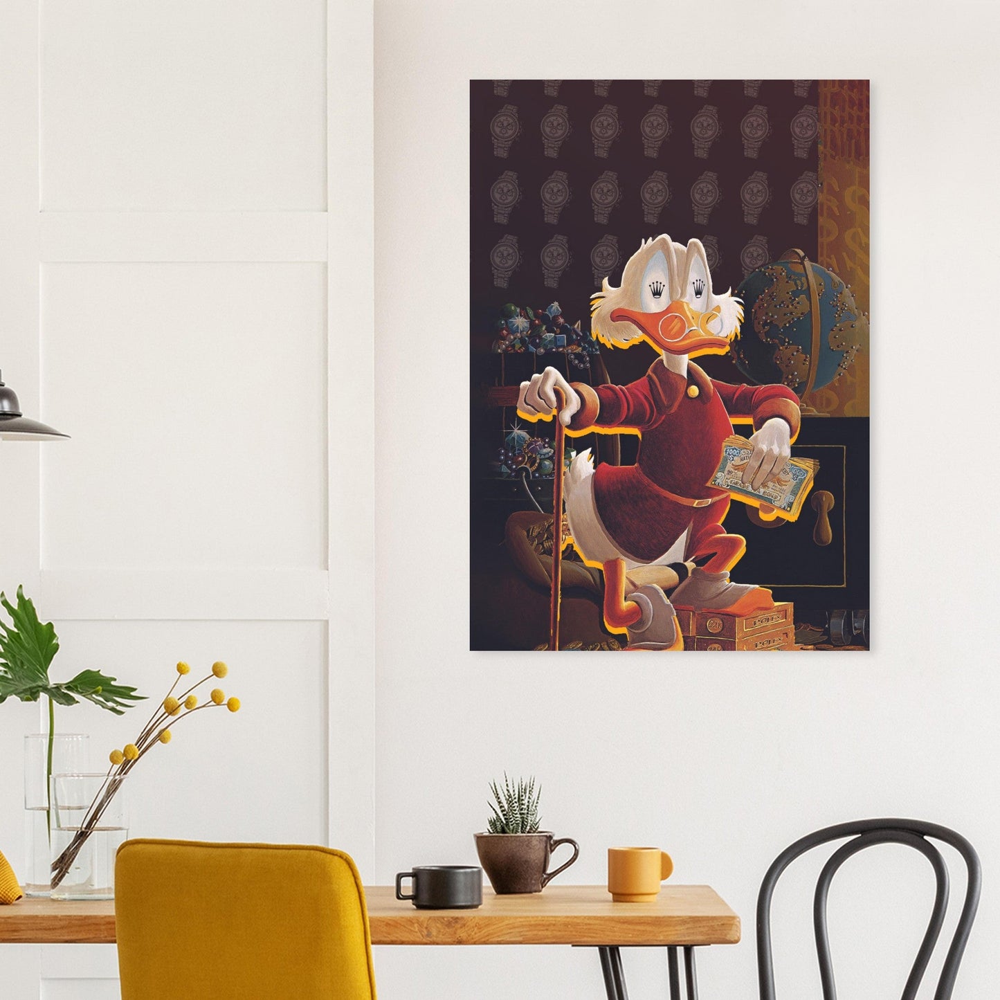 Dagobert Duck x Rolex Poster - Watcheez