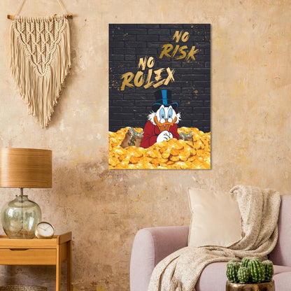 No Risk, No Rolex Poster - Watcheez