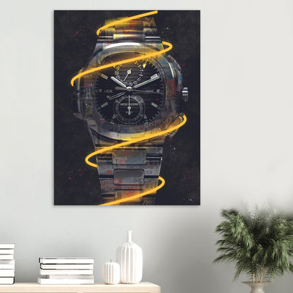 Patek Philippe Nautilus "Glow" Poster - Watcheez