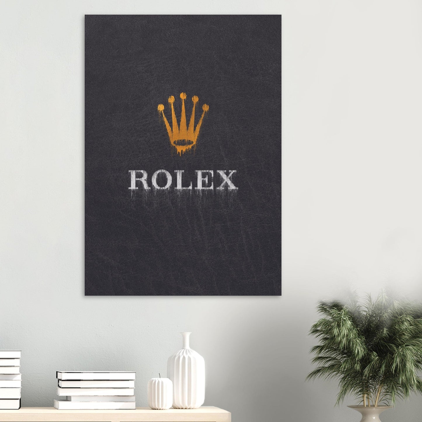 Rolex Graffiti Poster Black - Watcheez