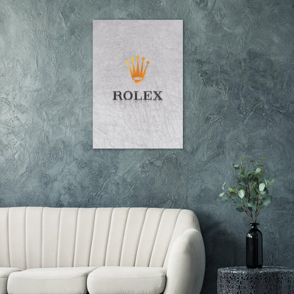 Rolex Graffiti Poster White - Watcheez