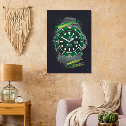 Rolex Submariner "Hulk" Poster - Watcheez