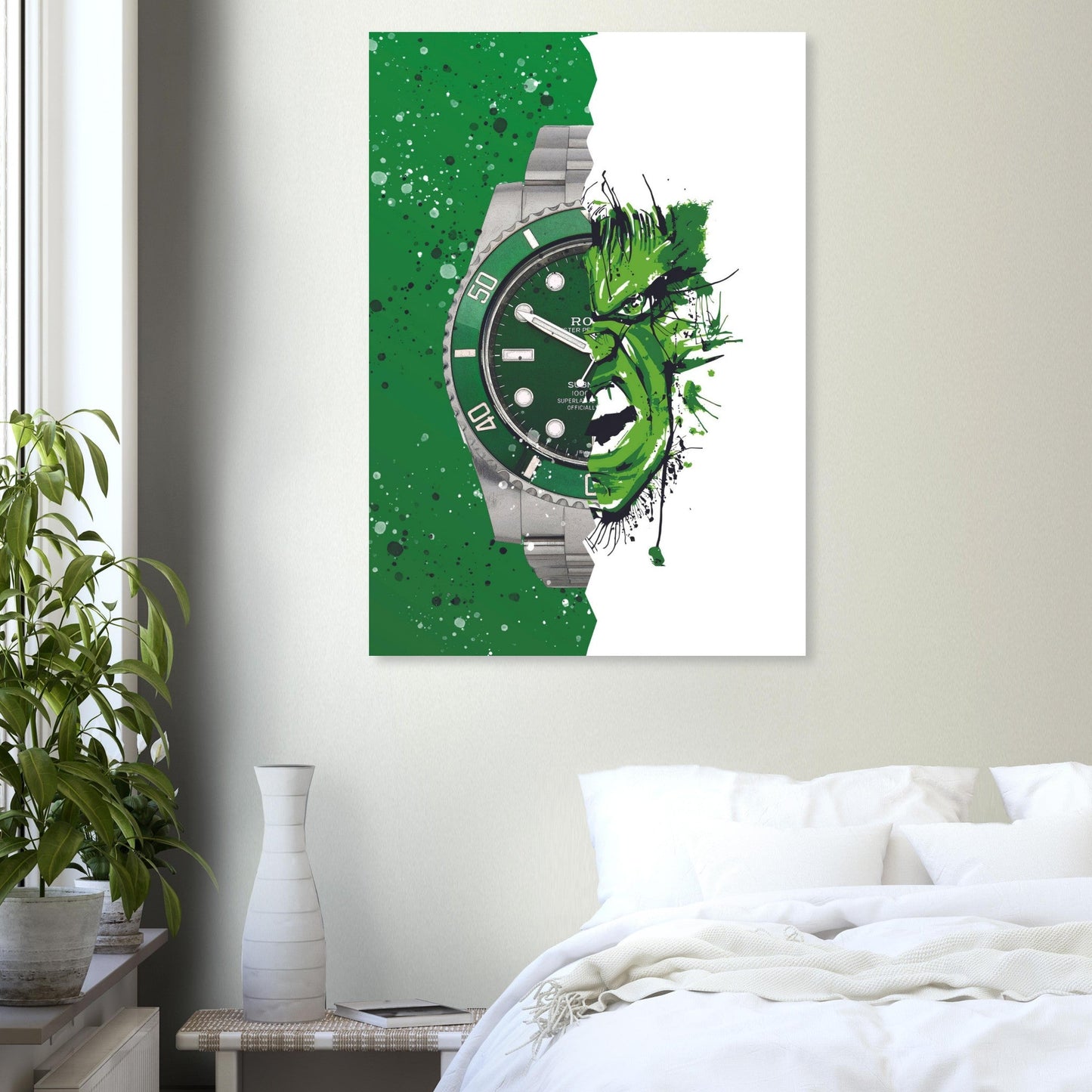 Rolex Submariner x Hulk Poster - Watcheez