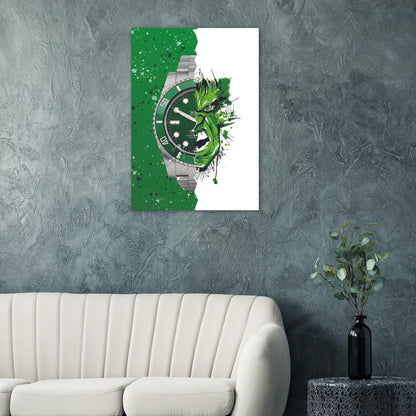 Rolex Submariner x Hulk Poster - Watcheez