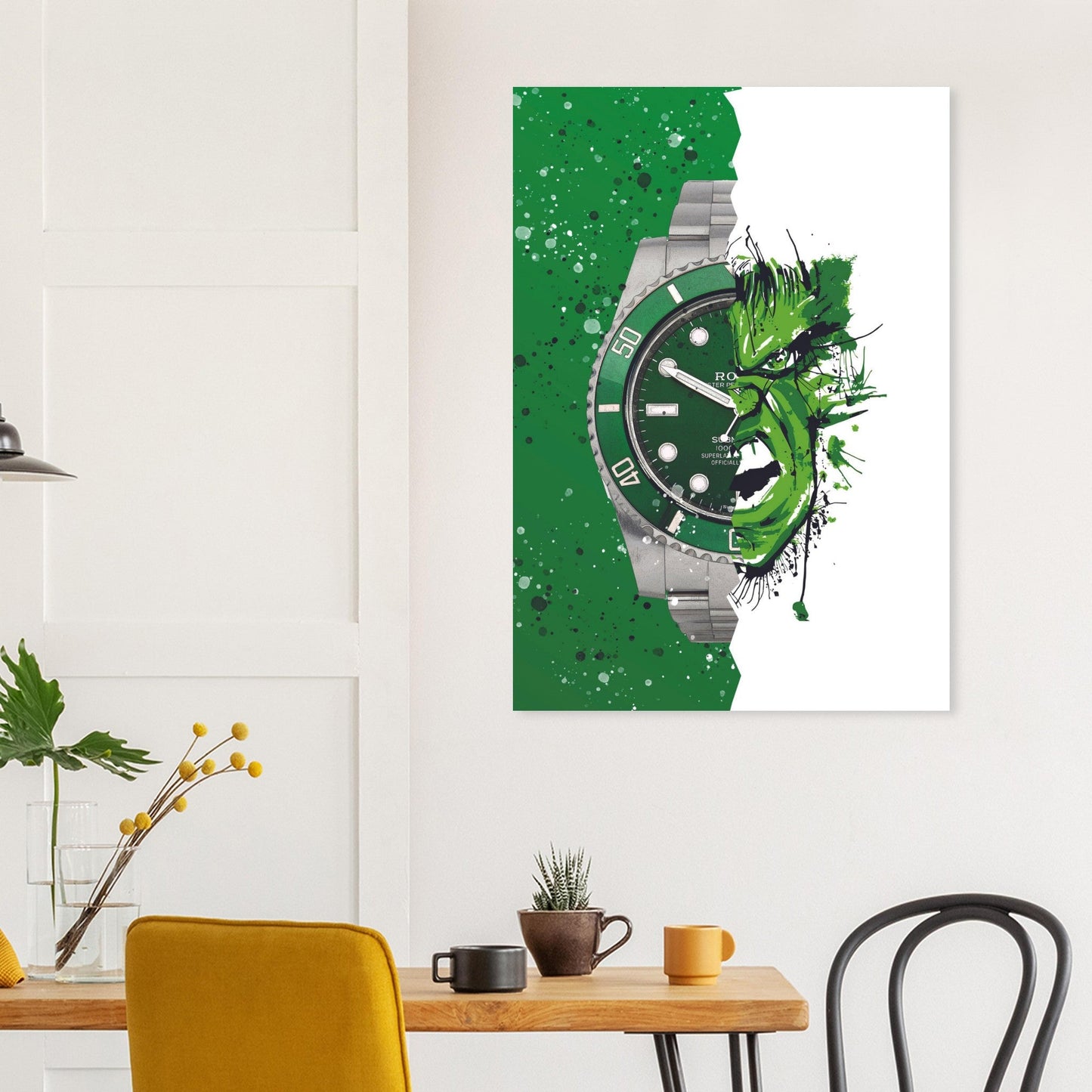 Rolex Submariner x Hulk Poster - Watcheez